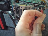 Canon EX1Hi HI8 Camcorder Restoration / Repair – manual cassette eject