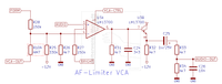 EW Standard Theremin Modification Schematic: Volume Control VCA Circuit