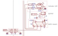 EW Standard Theremin Modification Schematic: Mute Circuit