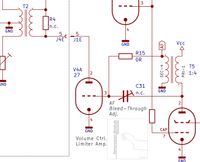 Rosen-Theremin Pitch AF Limiter Amplifier Schematic
