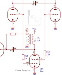 Rosen-Theremin Pitch Phase Detector Schematic