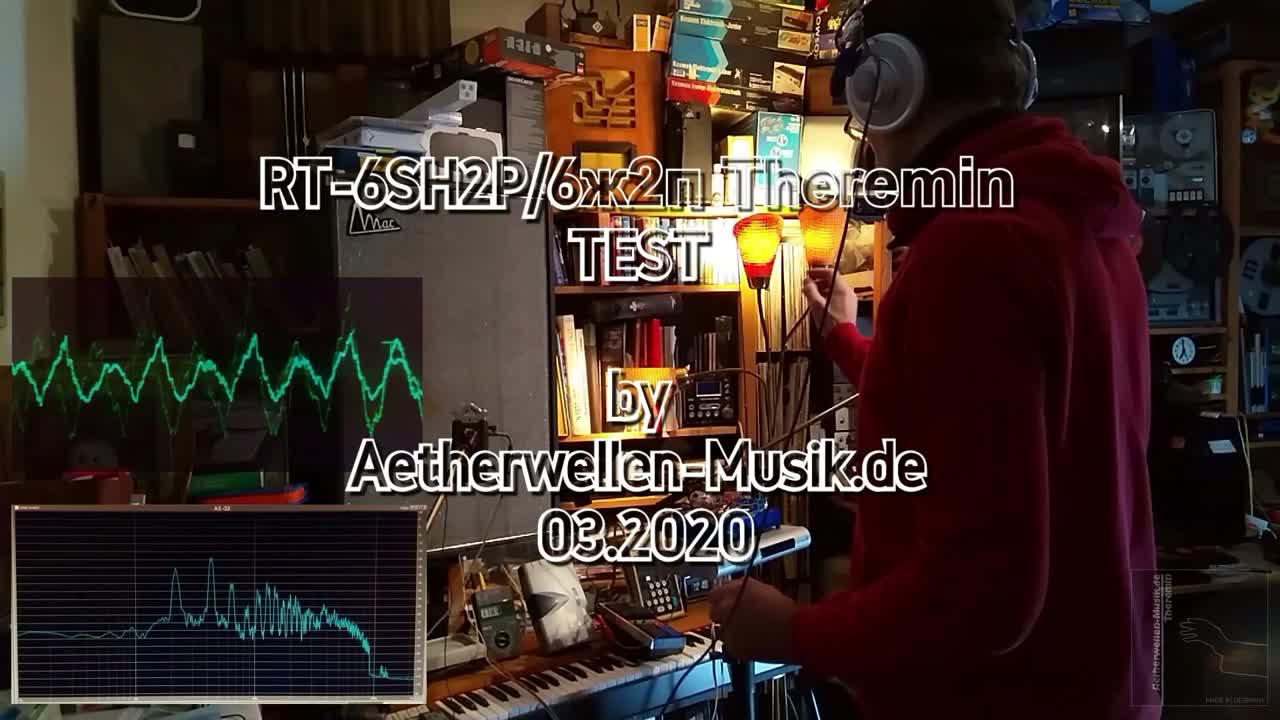 Rockmorizer RT-6SH2P Tube Theremin Test 03.2020